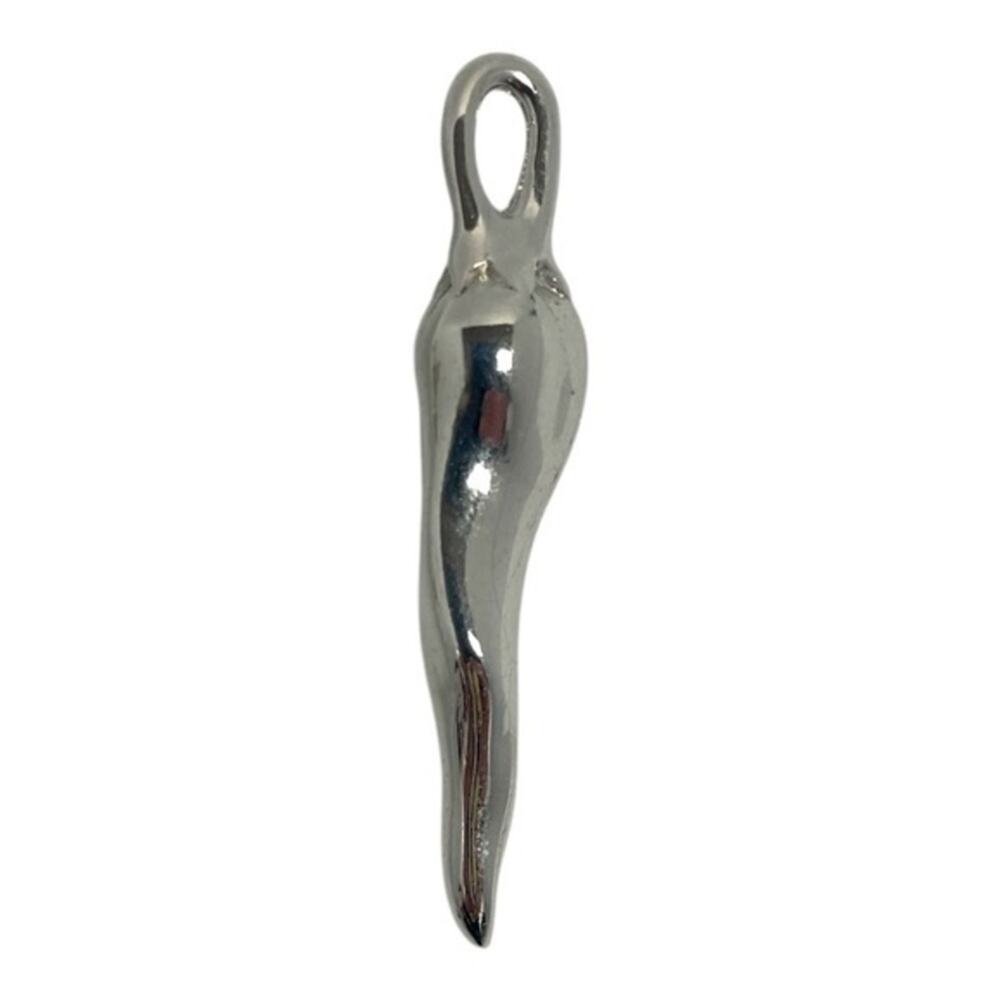 Vintage Silver Toned Pendant Charm unmarked